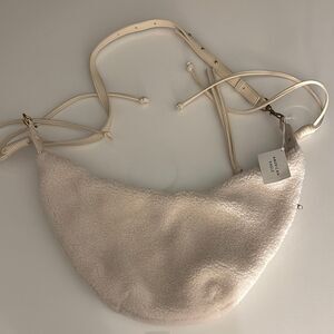 American Eagle Outfitters Cream Shoulder Bag